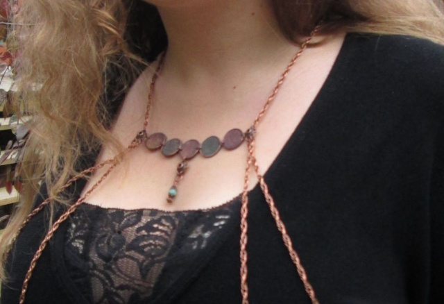 Body Chain with 2012 Canadian Pennies