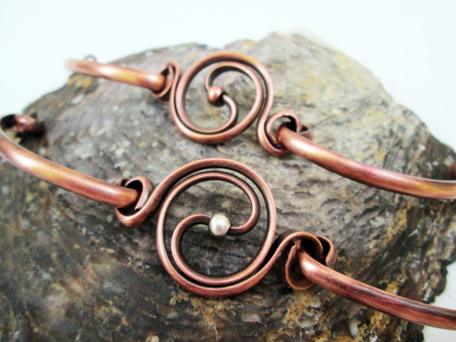 Yin/Yang Unisex Copper Bracelet
