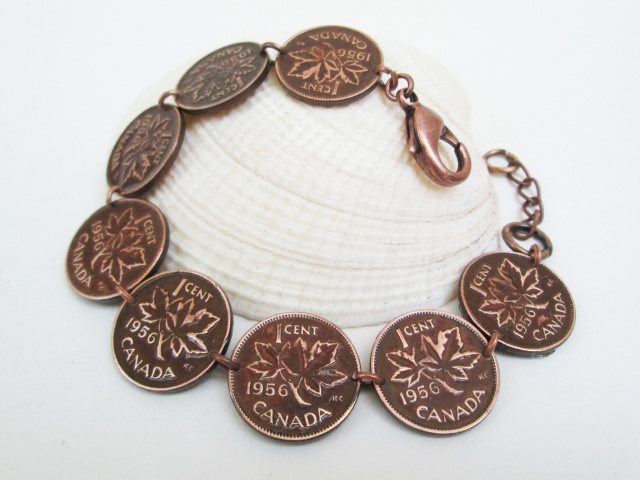 8 Penny Canadian Bracelet 