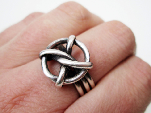 Community Wholeness Ring in Silver