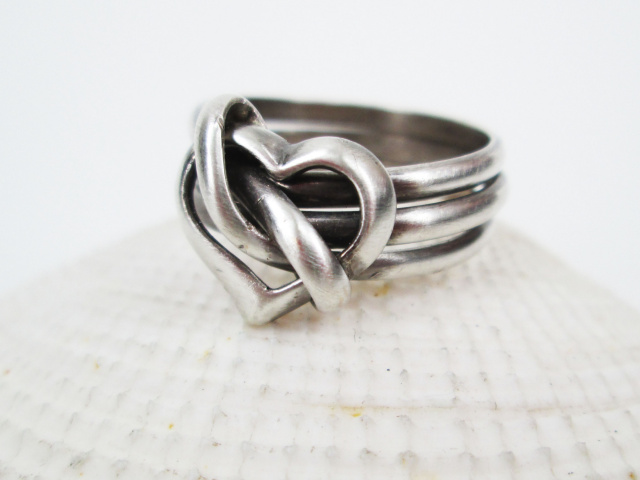 Silver Filled Heart Ring