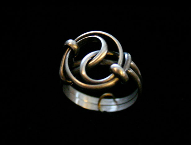 Silver Filled Yin/Yang Ring