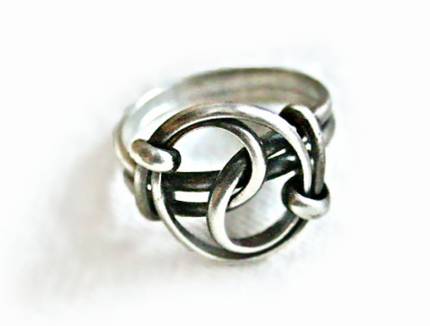 Silver Filled Yin/Yang Ring