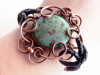 Lg. Stone Leather Bracelets
