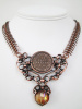 Antique Crystal Penny Necklace