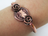 Customizable Canadian Penny Wrapped Cuff Bracelet