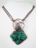 Reconstituted Turquoise Necklace