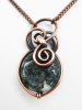 Moss Agate Copper Necklace