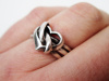 Silver Filled Heart Ring